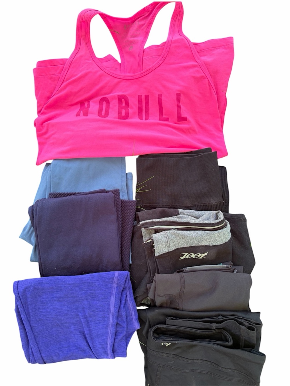 Activewear Bundle – 7 Leggings + 1 Tank | Size S/M | Gently Used